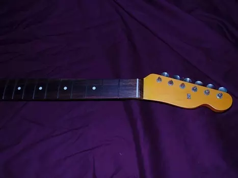 21 лад, 1960-е годы, ручная обработка, Relic Aged, V-образный Telecaster Allparts, Fender, лицензированный гриф из розового дерева Telecaster Neck