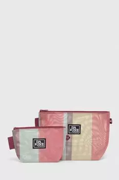 2 косметички Mesh pouch set Dakine, розовый