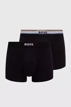2 пары боксеров Boss, черный