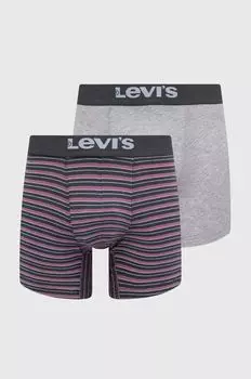 2 пары боксеров Levi's, серый