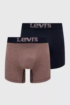 2 пары боксеров Levi's, темно-синий