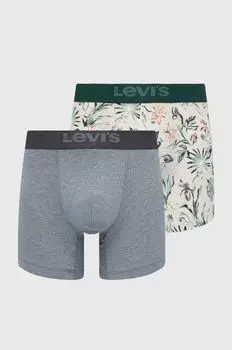 2 пары боксеров Levi's, зеленый