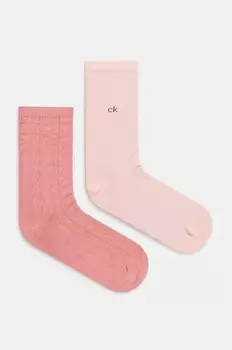 2 пары носков Calvin Klein, розовый