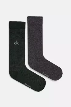 2 пары носков Calvin Klein, зеленый