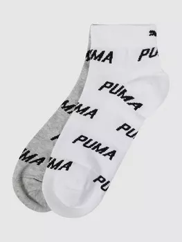 2 пары носков-кроссовок с логотипом Puma, белый