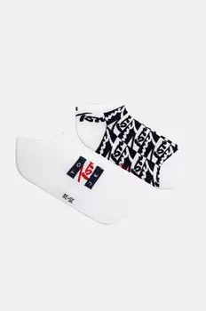 2 пары носков Tommy Jeans, белый