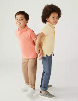 2 шт брюк из чистого хлопка (2–8 лет) Marks & Spencer