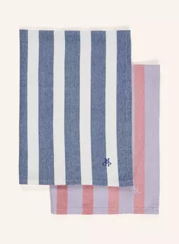 2 шт - Кухонное полотенце Marc O'Polo, 50x70 см, цвет helllila/dunkelblau