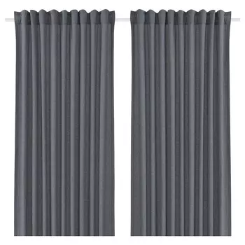 2 шторные панели, синие, 140х250 см, VXELBRUK IKEA