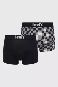 2 упаковки боксеров Levi's, черный