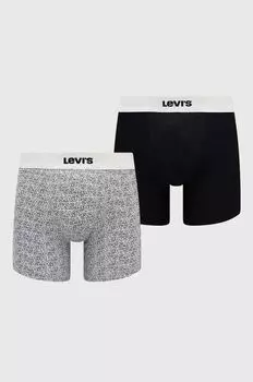 2 упаковки боксеров Levi's, черный