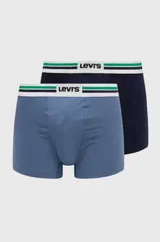 2 упаковки боксеров Levi's, синий