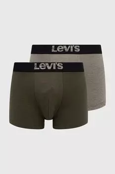 2 упаковки боксеров Levi's, зеленый