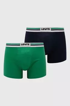 2 упаковки боксеров Levi's, зеленый
