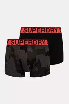 2 упаковки боксеров Superdry, черный