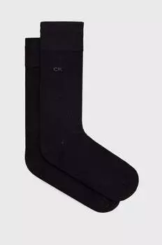 2 упаковки носков Calvin Klein, черный