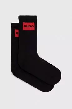 2 упаковки носков Hugo, черный