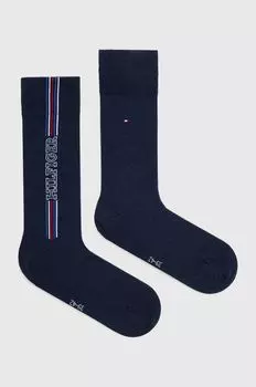2 упаковки носков Tommy Hilfiger, темно-синий