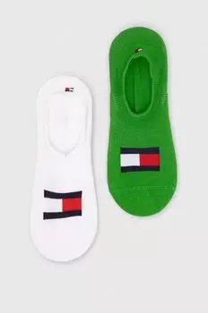 2 упаковки носков Tommy Hilfiger, зеленый