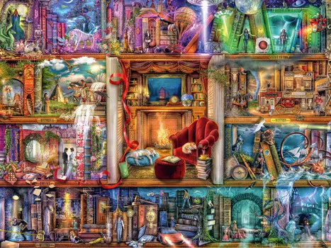 2D-пазл: Богатая библиотека из 1500 деталей. Ravensburger