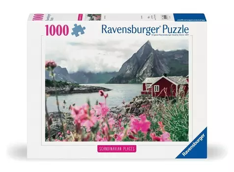 2D пазл Скандинавский дом, 1000 деталей Ravensburger