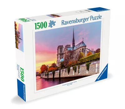 2D пазл: Собор Парижской Богоматери 1500 деталей Ravensburger