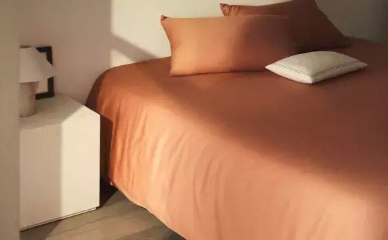 (300 нитей) пододеяльник из сатина Zara Home, белый