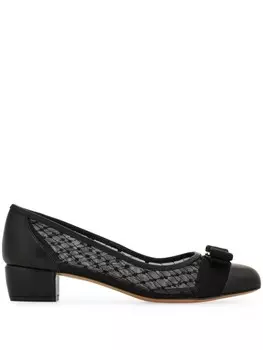 30-мм туфли Vara Ferragamo, черный