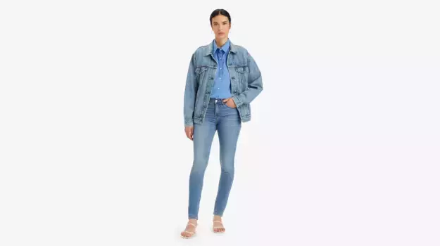 311 моделирующие крутые женские джинсы скинни Levi's, цвет Wild Times - Medium Wash
