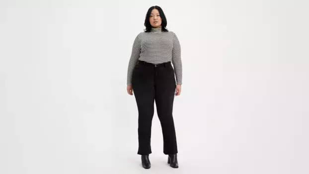 315 моделирующие женские джинсы bootcut (большие размеры) Levi's, черный