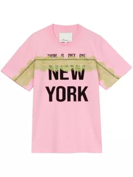 3.1 Phillip Lim футболка There Is Only One NY, розовый