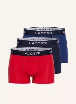 3 пары боксеров Lacoste, синий