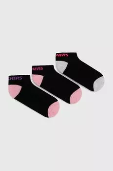 3 пары детских носков Skechers, черный