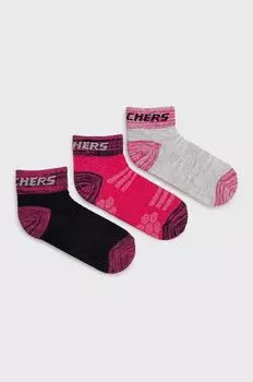 3 пары детских носков Skechers, розовый