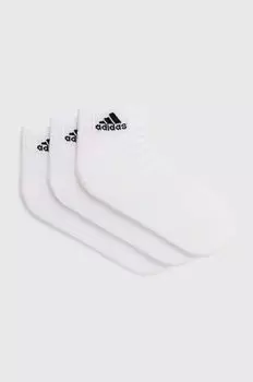 3 пары носков adidas, белый