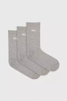 3 пары носков Helly Hansen, серый
