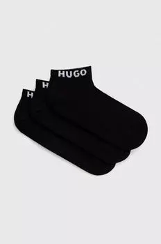 3 пары носков Hugo, черный