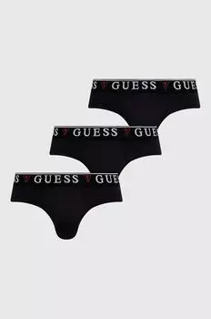3 пары трусов Guess, черный