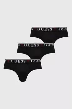 3 пары трусов Guess, черный