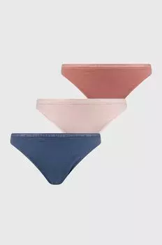 3 пары трусов Tommy Hilfiger, розовый