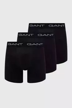 3 штуки боксеров Gant, черный