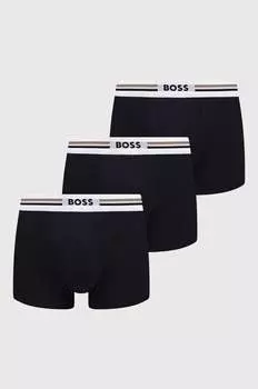 3 упаковки боксеров Boss, темно-синий