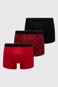 3 упаковки боксеров Guess, красный