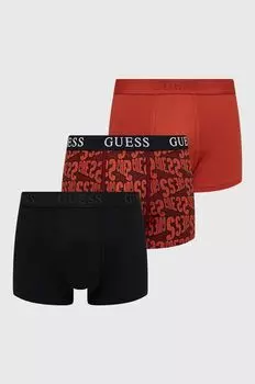 3 упаковки боксеров Guess, оранжевый