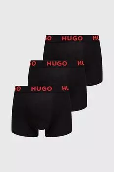 3 упаковки боксеров Hugo, черный