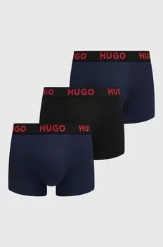 3 упаковки боксеров Hugo, темно-синий
