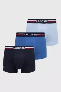 3 упаковки боксеров Lacoste, темно-синий