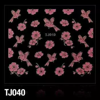 3D наклейки - Цветы Tj040 Diff, Molly Lac