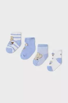 4 пары детских носков Mayoral Newborn, синий