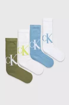 4 пары носков Calvin Klein Jeans, мультиколор